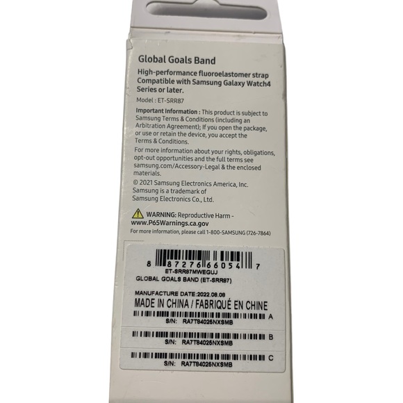 SAMSUNG | Global Goals Strap for Galaxy Watch 4/Watch 5 20mm/M (ET-SRR87) - Picture 5 of 6